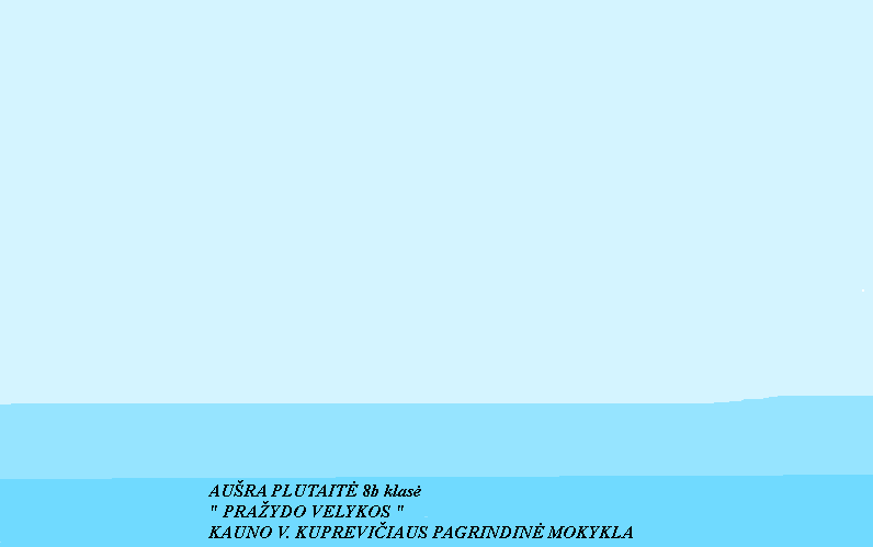 8b klasė Aušra Plutaitė