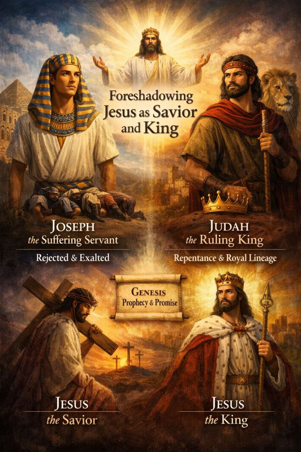 Joseph and Judah in Genesis: Foreshadowing Jesus as Savior and King