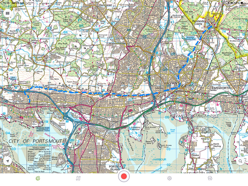 Round England Walk: Rowlands Castle to Portsmouth