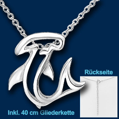 Set: Hammerhai mit Gliederkette