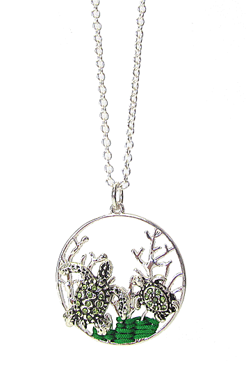 Schildkröte rund inkl. Kette