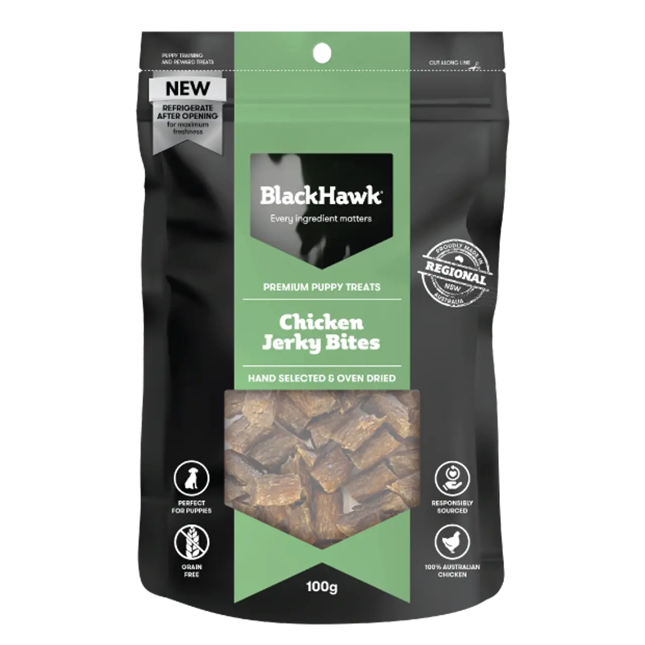 Blackhawk Chicken Jerky Bites - 100g