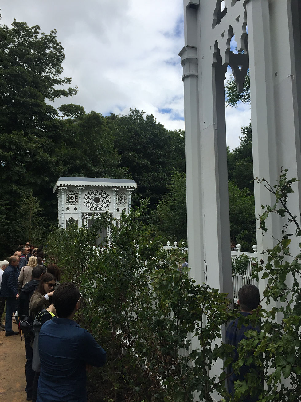 Chinese & Gothic pavilions