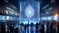 Quanta Spirit.SCulpture Holographic. Thierry Mutin 2024