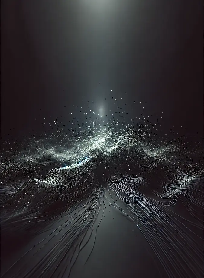 DALL·E 2026-03-21 16.16.42 - A dark, minimalist abstract scene representing the emergence 