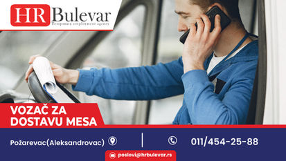 Vozač za dostavu mesa | Požarevac (Aleksandrovac)