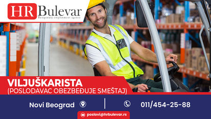 Viljuškarista | svi gradovi – Beograd + smeštaj + prevoz, zarada 80. 000 rsd