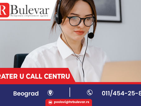 Operater u call centru | Beograd, zarada 45.000 rsd + prevoz