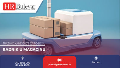 Radnik u magacinu | Oglas za posao, Zemun