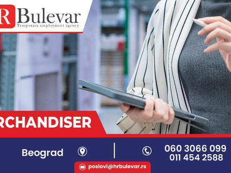 Merchandiser | Beograd, zarada 65.000 rsd.