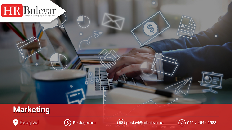 Marketing Asistent | Oglas za posao, Beograd