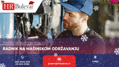 Radnik na mašinskom održavanu | Oglas za posao, Inđija