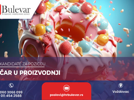 Tehničar u proizvodnji | Oglas za posao, Voždovac