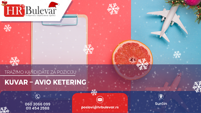 Kuvar - avio ketering | Oglas za posao, Surčin