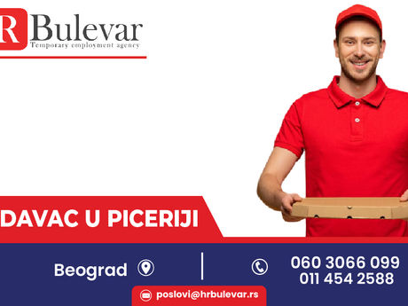 Prodavac u piceriji | Beograd, zarada 60.000 rsd.