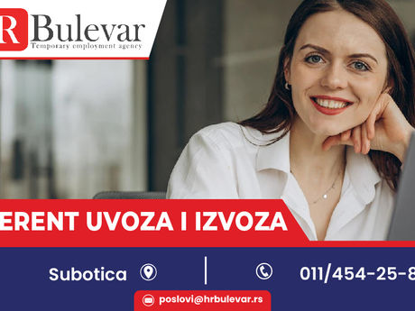 Referent uvoza i izvoza | Subotica