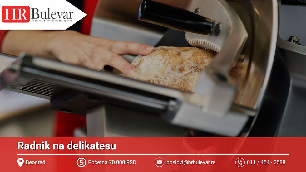 Radnik na delikatesu