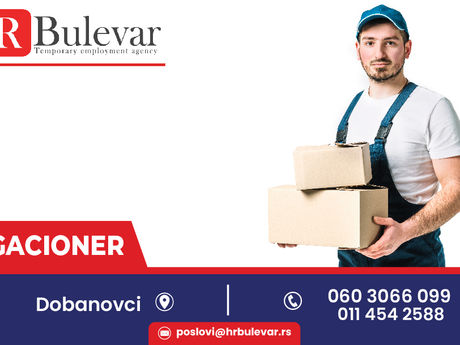 Magacioner | Dobanovci, zarada 65.000 rsd.