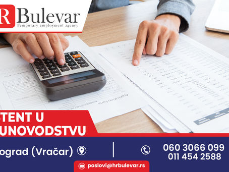 Asistent u računovodstvu | Beograd