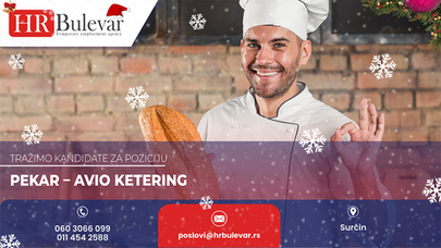 Pekar - avio ketering | Oglas za posao, Surčin