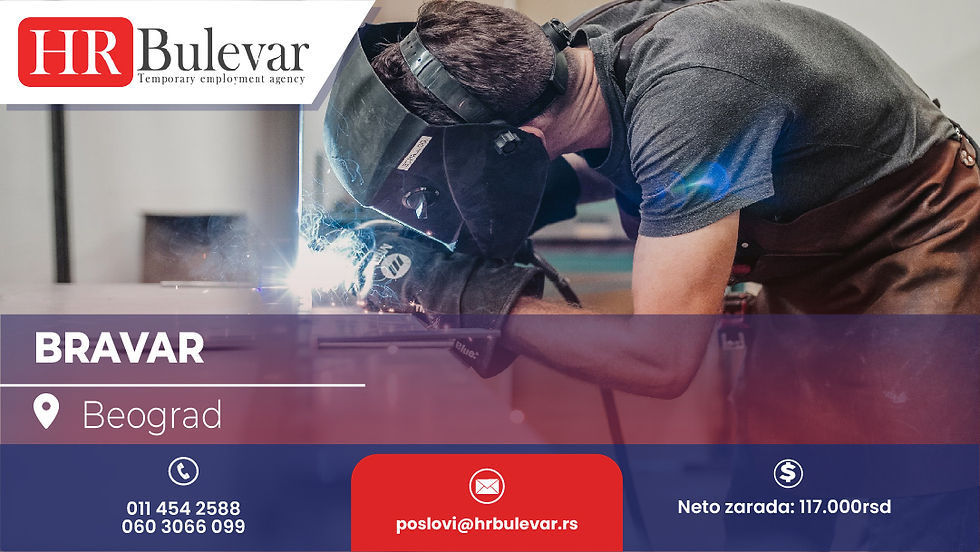 Bravar | Oglas za posao, Beograd