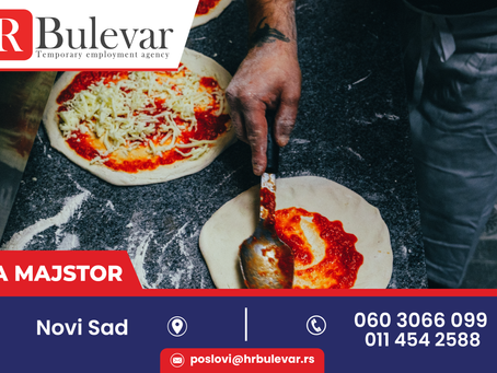 Pizza Majstor | Oglasi za posao, Novi Sad