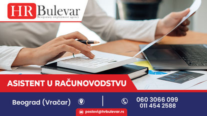 Asistent u računovodstvu | Beograd
