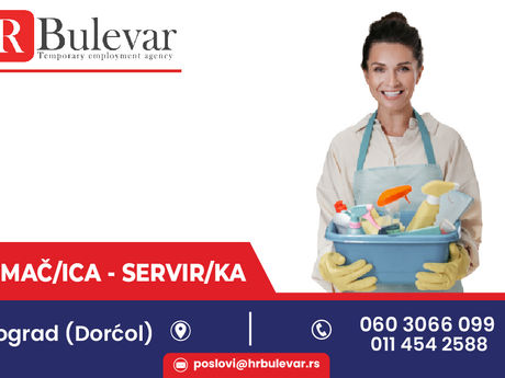 Spremač/ica - Servir/ka | Beograd, zarada 47.000 rsd.