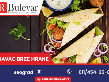 Prodavac brze hrane | Beograd, zarada 55.000 rsd.