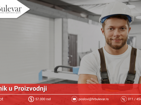 Radnik u Proizvodnji | Oglas za posao, Sopot