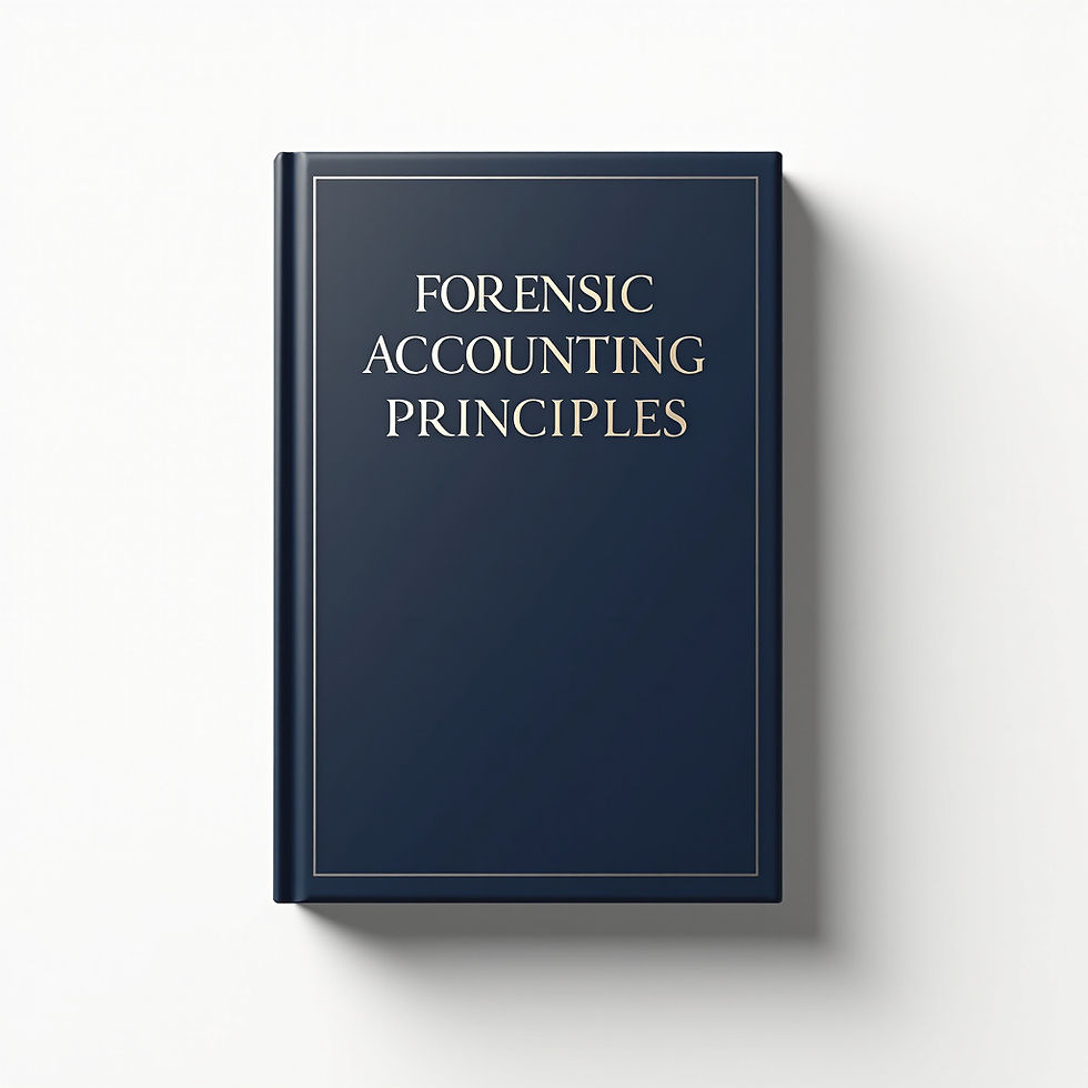 Forensic Accounting Principles