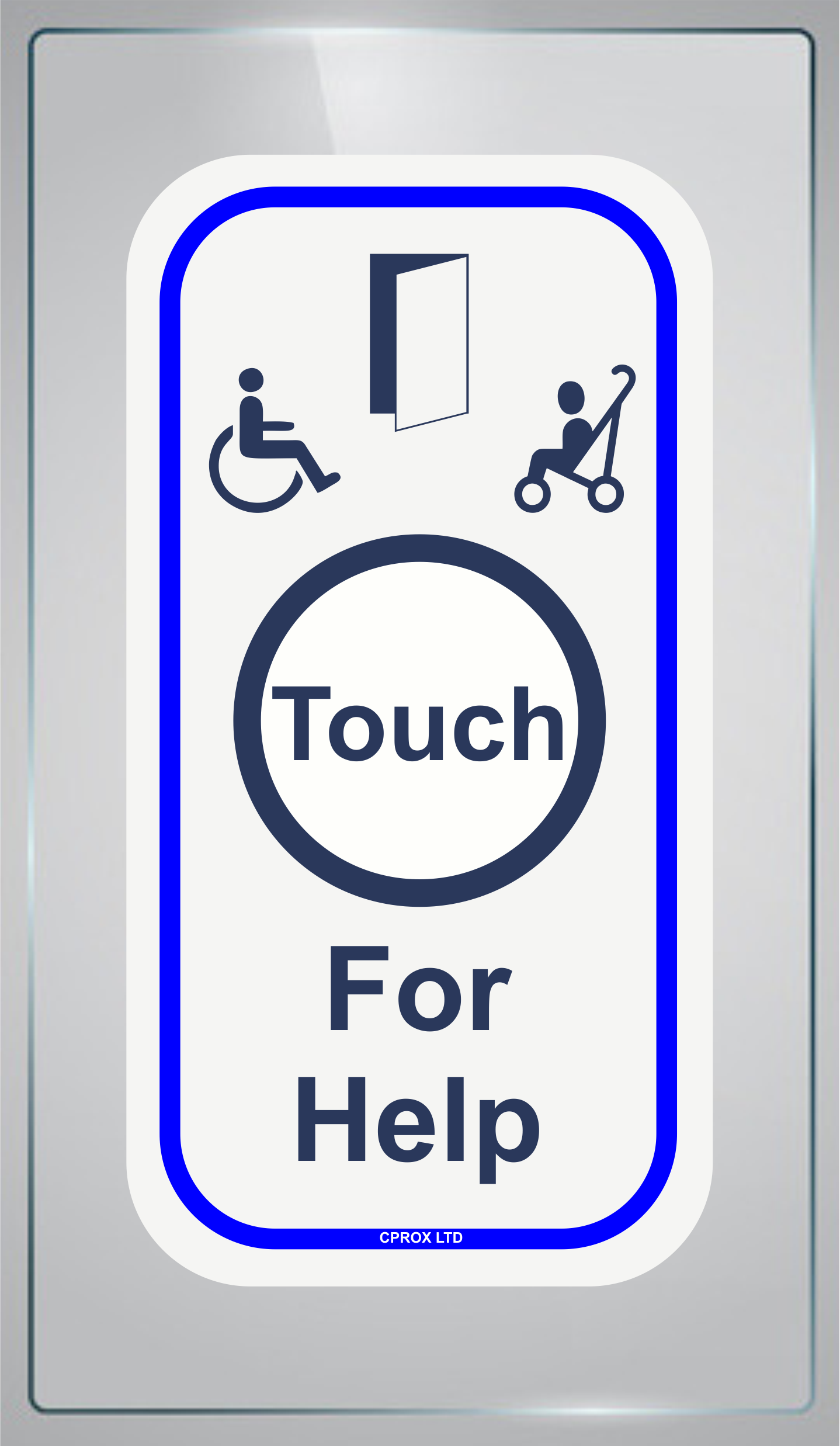 Through Glass Touch For Help - DDA Alert System