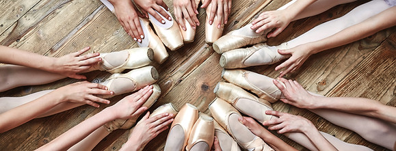 Ballerinas Sitting in a Circle