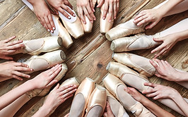 Ballerinas Sitting in a Circle