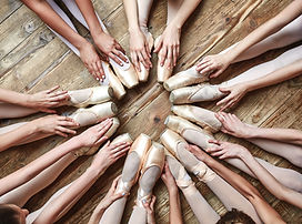 Ballerinas Sitting in a Circle