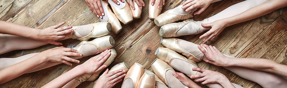 Ballerinas Sitting in a Circle