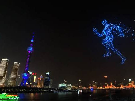 Show de drones para evitar pirotecnia