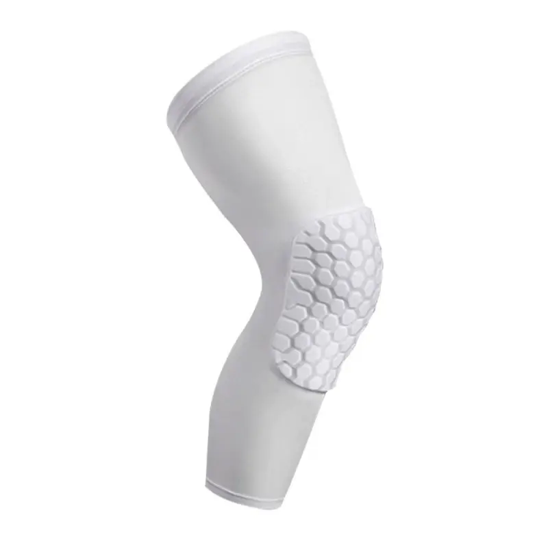 Thumbnail: Honeycomb Knee Protector Pad — Compression Leg Sleeve with Padded Support