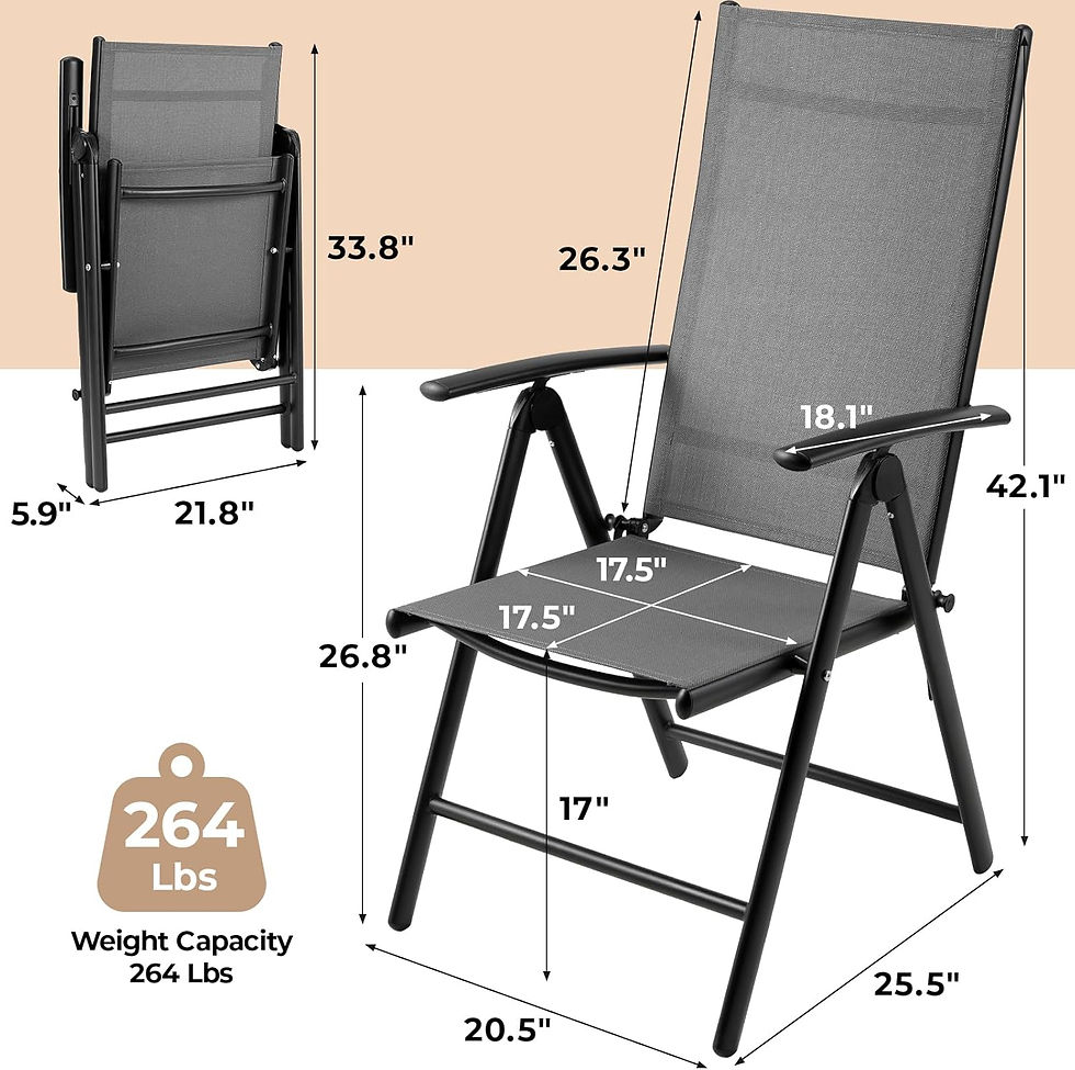 Thumbnail: Folding Patio Chair, Weatherproof