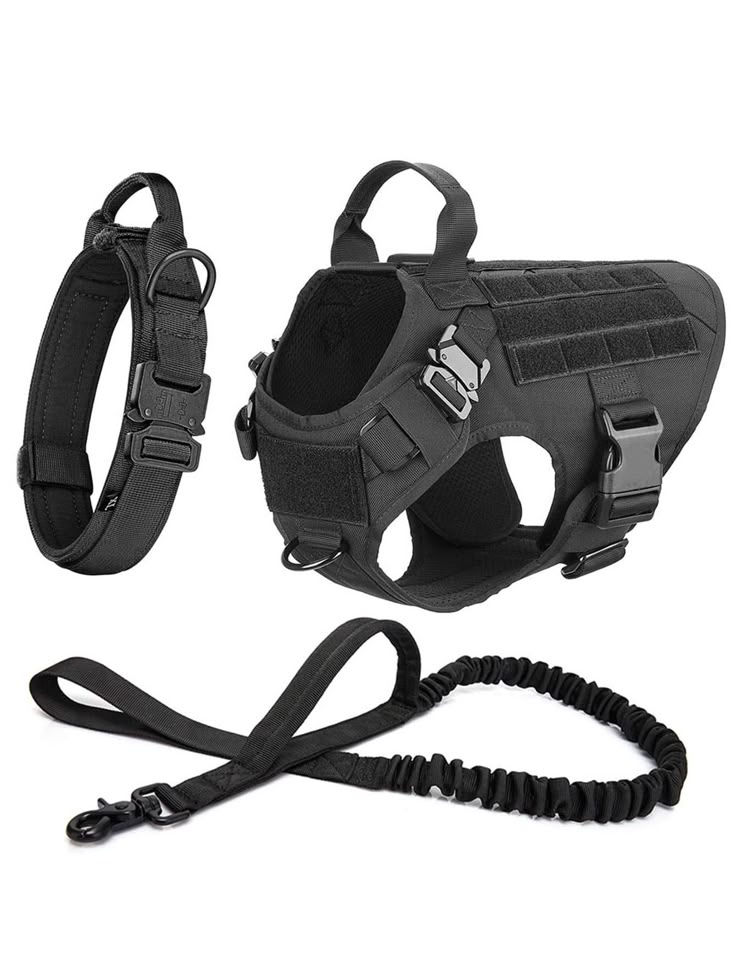 Tactical Harness, Collar & Leash Set