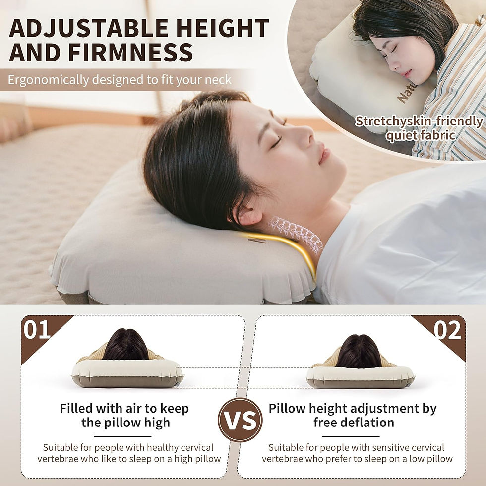 Thumbnail: Naturehike Ultralight Inflatable Foam Bed Pillow