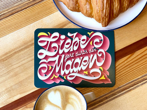 Liebe geht durch den Magen Postcard P.Schmitt