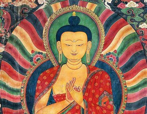 The aura of the Buddha