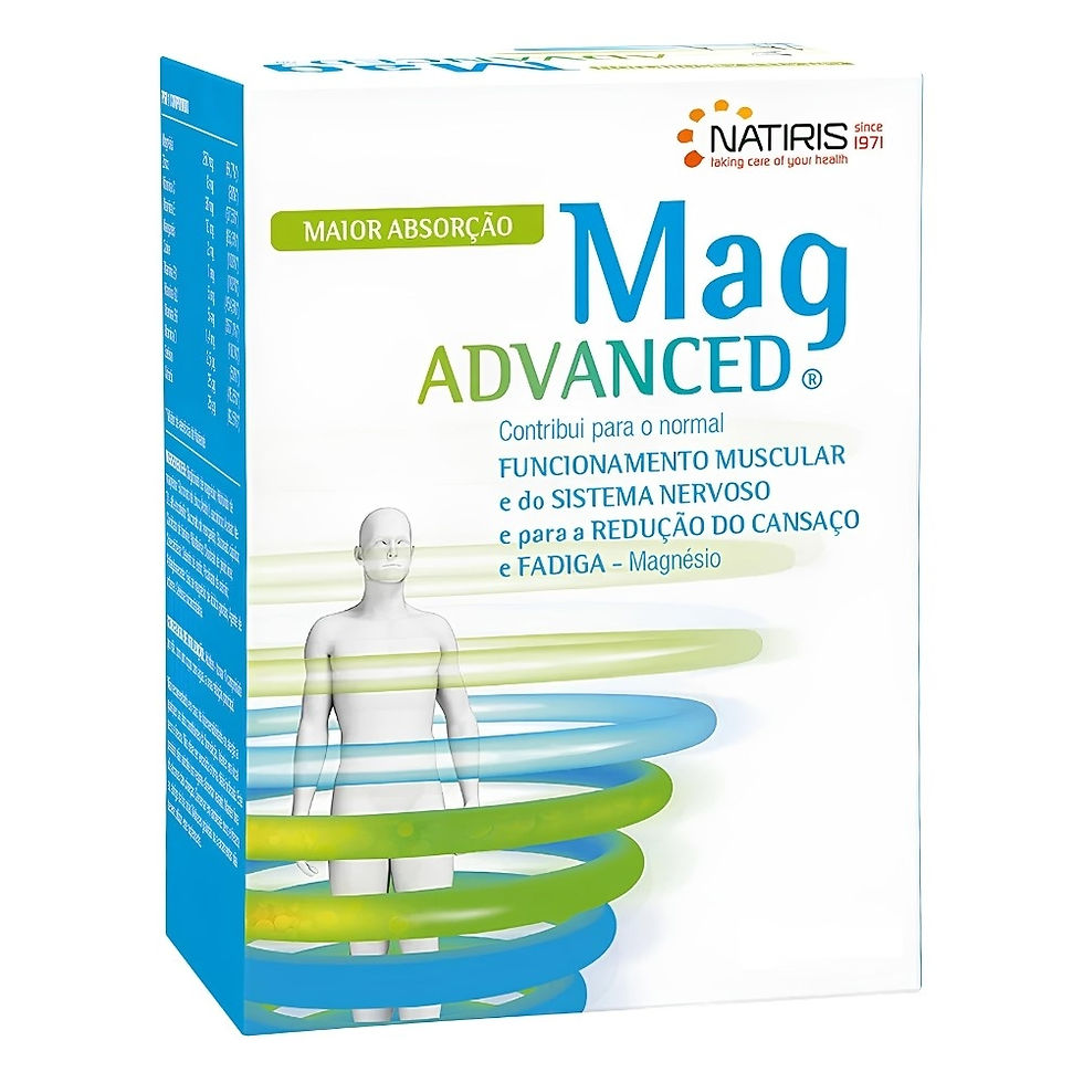 Suplemento Mag Advanced magnésio de elevada absorção para fadiga e sistema nervoso - Segredos da Saúde