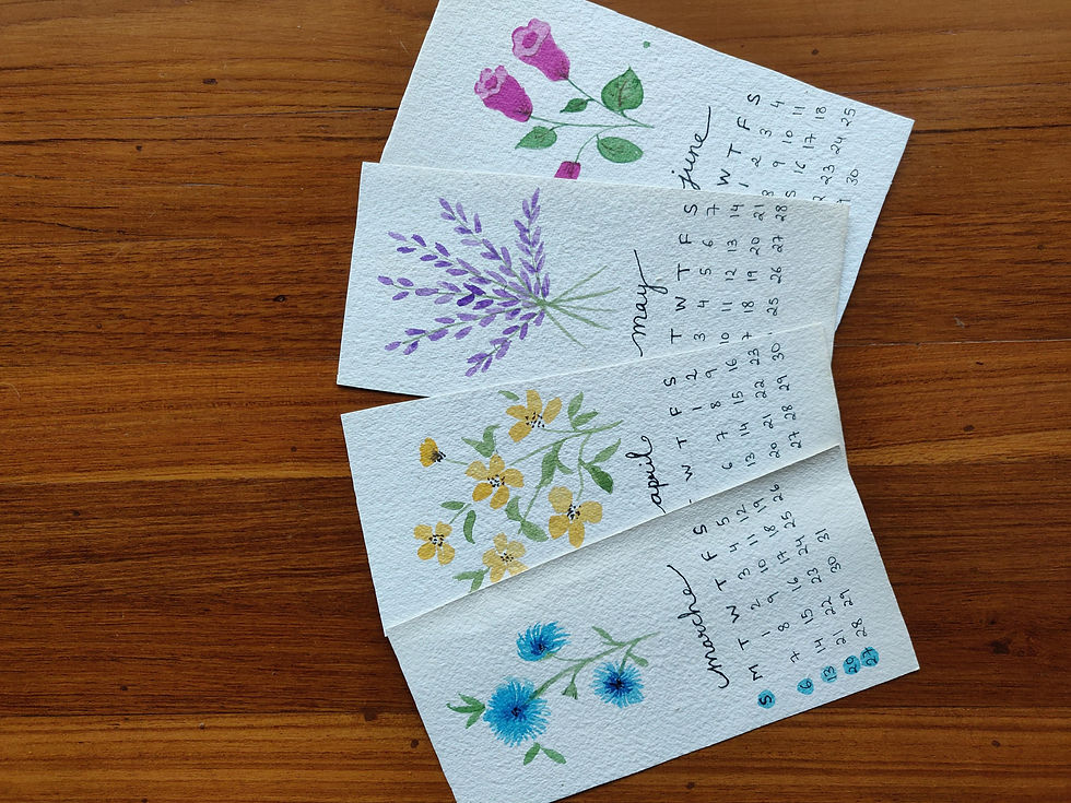 Thumbnail: Hand Painted Calendar
