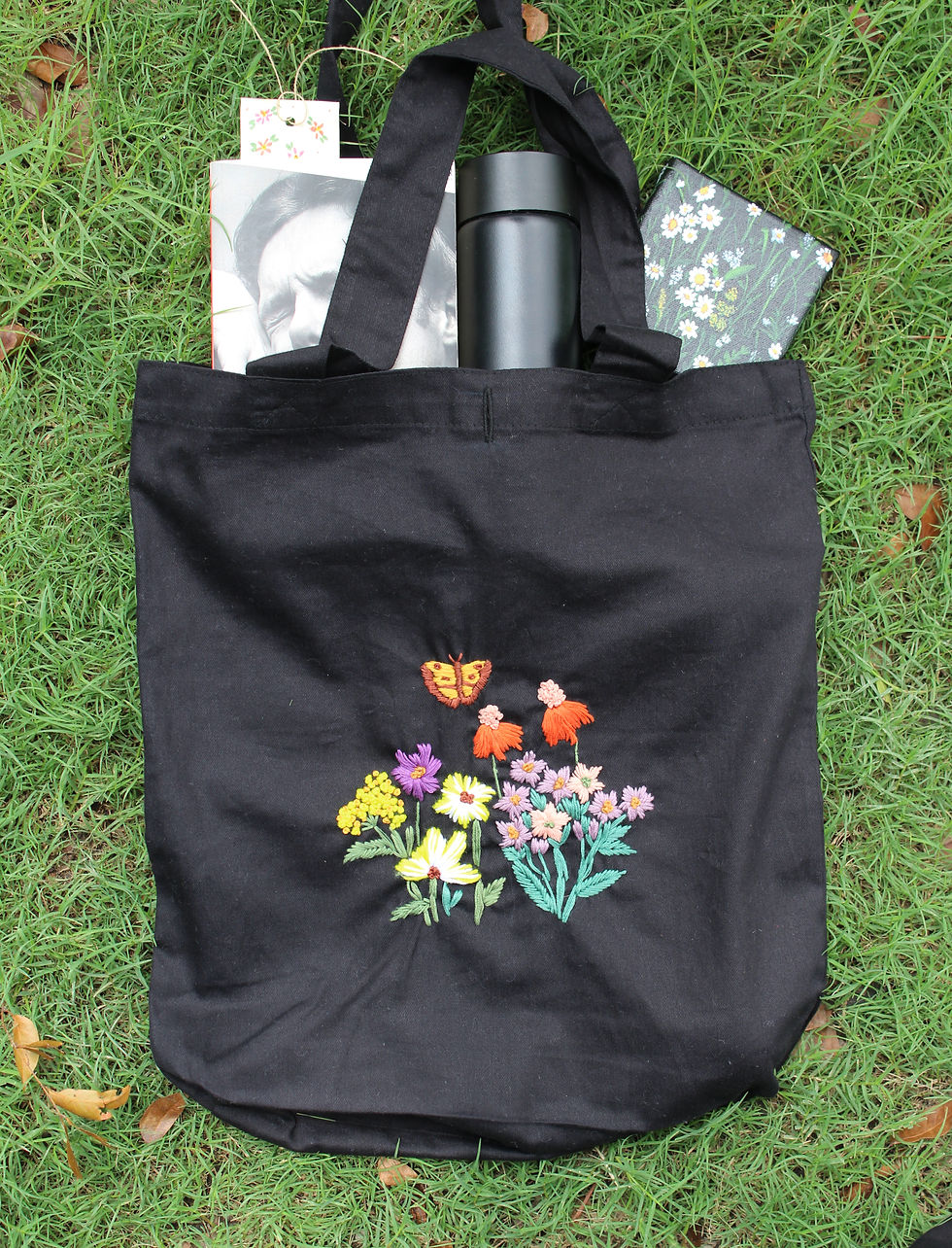 Bunch of Flower Cotton Bag