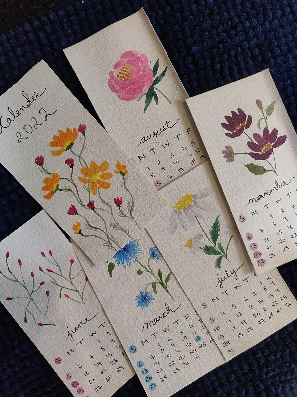 Thumbnail: Hand Painted Calendar