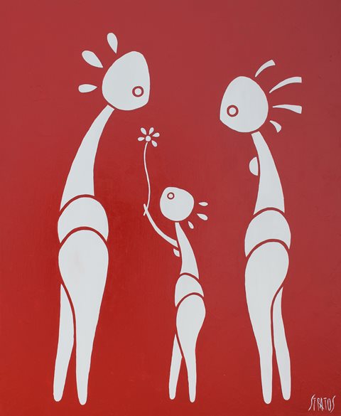 LA FILLETTE 72 X 60