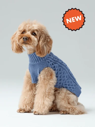 Pet Sweater Vest - Ice Blue | Pro Atelier Pet