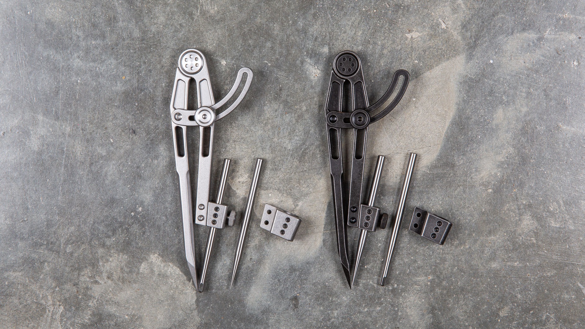 Wing Divider Compass with Interchangeable Legs